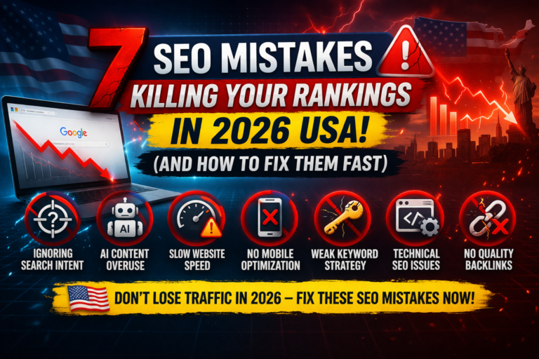7 seo mistakes killing your rankings in 2026 usa