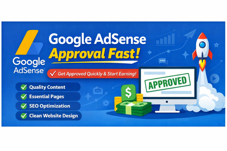 google adsense approval fast