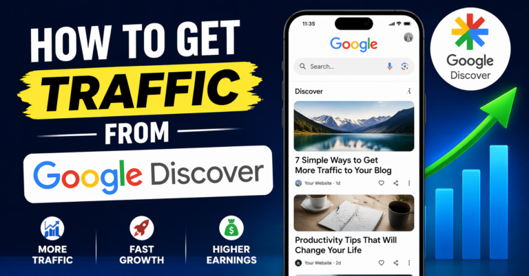 how to get traffic from google discover