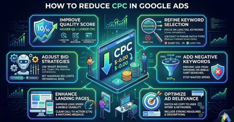 how to reduce cost per click in google ads