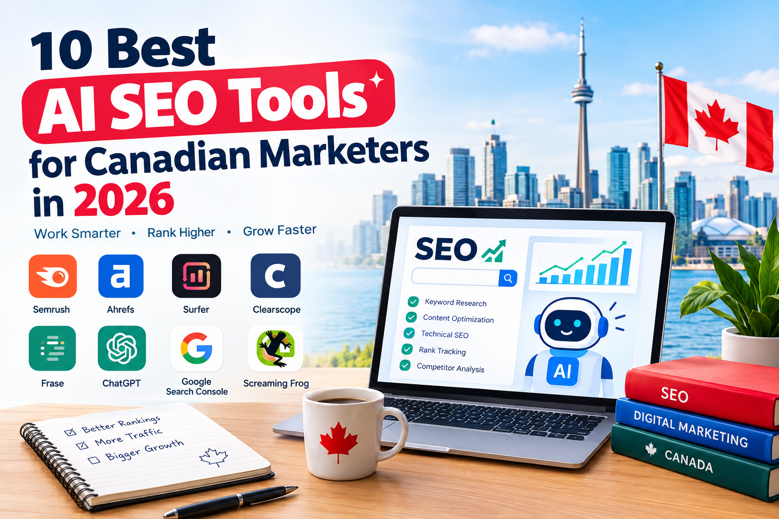 AI SEO tools for Canadian marketers in 2026